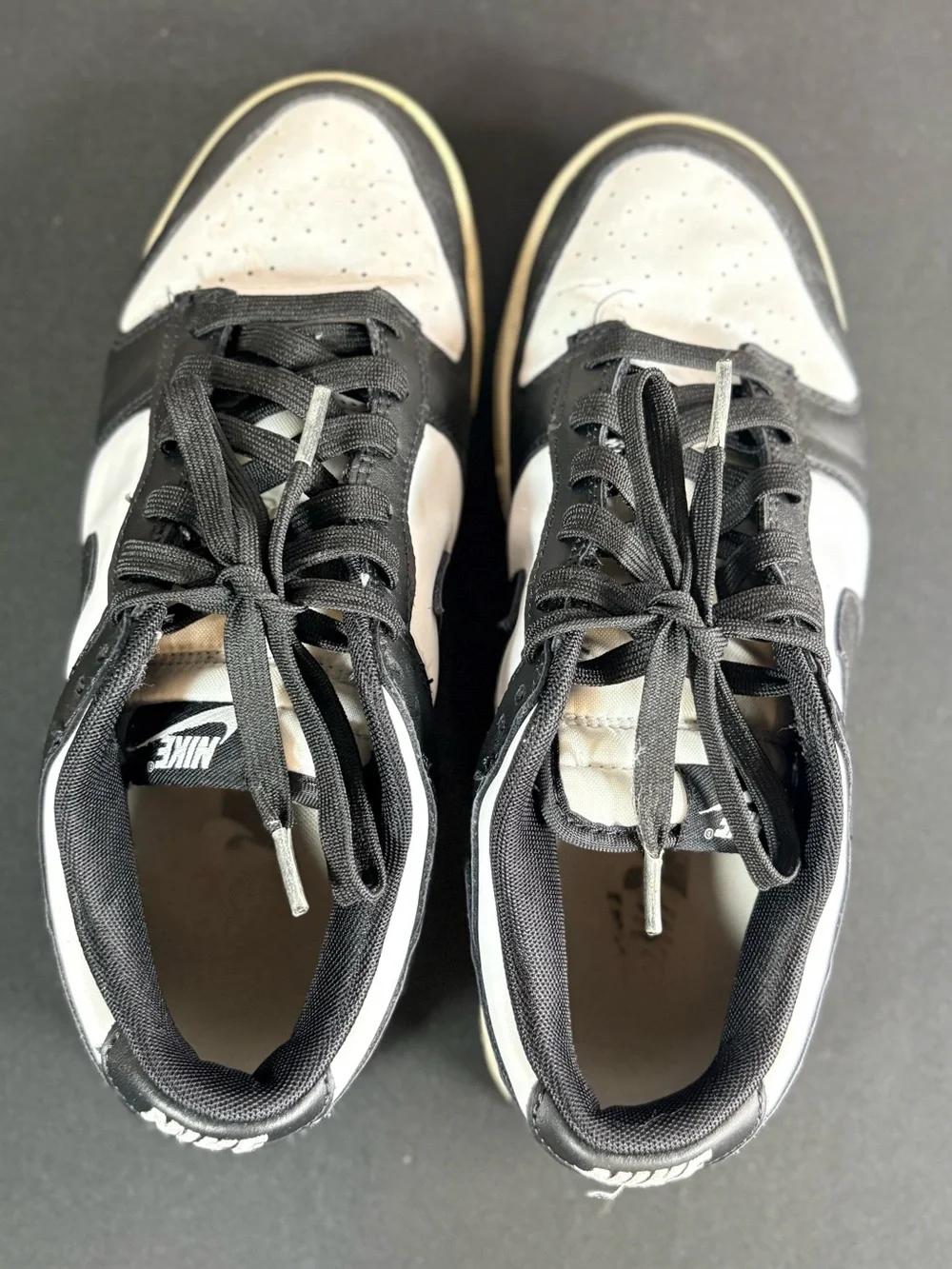 Nike Black and White Low-Top Sneakers